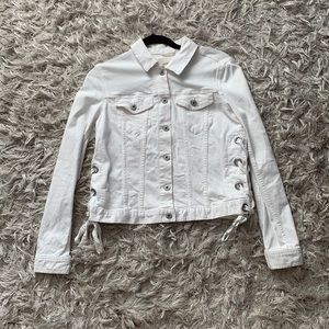 White Jean Jacket